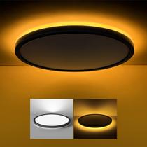 Luminária de Teto Matane LED Dimerizável 30 cm com Luz Noturna Luminária de Teto Matane LED Dimerizável 30 cm com Luz Noturna