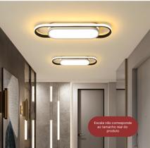 Luminária de Teto metal Linear Regulável Moderna LED Para Sala de Jantar, Cozinha, Quarto, Corredor