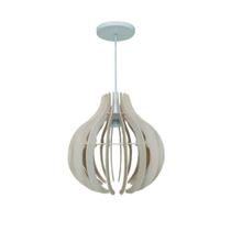 Luminária de Teto Pendente Ana Maria 30cm E27 Cor Mármore