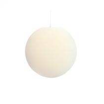 Luminária de Teto Pendente Esfera Branca 40cm Escovado - Gênesis