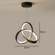 Luminária De Teto Pendente Led Moderna Lustre para Corredor Sala Quarto Cozinha