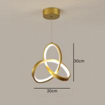 Luminária De Teto Pendente Led Moderna Lustre para Corredor Sala Quarto Cozinha