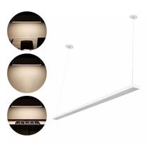Luminaria De Teto Pendente Led Slim 90cm 36w Alta Potência