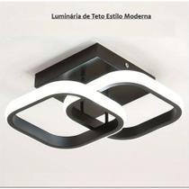 Luminária De Teto Pendente Luz Fria Quente Luz Led