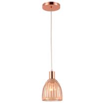 Luminária de Teto Pendente Mooca Cobre Rose Gold Retro Moderno E27 Bivolt Luminária de Teto Pendente Mooca Cobre Rose Gold Retro Moderno E27 Bivolt