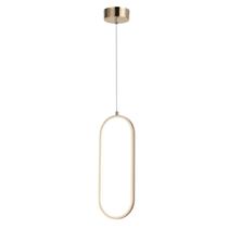 Luminária De Teto Pendente Oval Minimalista Sala Quarto Cabeceira Lavabo 15W Luz 3000K Bivolt Luminária De Teto Pendente Oval Minimalista Sala Quarto Cabeceira Lavabo 15W Luz 3000K Bivolt