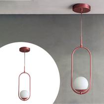 Luminaria De Teto Pendente Para Lavabo Quarto Cabeceira Banheiro Globo Vidro Tensao Bivolt Luminaria De Teto Pendente Para Lavabo Quarto Cabeceira Banheiro Globo Vidro Tensao Bivolt