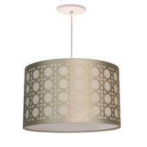 Luminaria de Teto Pendente Recorte Palha 40x25 Bronze Luminaria de Teto Pendente Recorte Palha 40x25 Bronze
