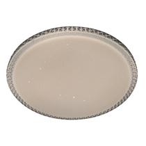 Luminária de Teto Plafon Com Led Integrado Prisma Três Cores em 1 36W 50cm Bivolt Cor:Branco - RedondoVoltagem:110V/220