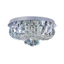 Luminária de Teto Plafon Sobrepor Led Cristal Melody 30W Bivolt Luz:3000K Branco Quente AmarelaVoltagem:110V/220V - Biv