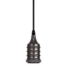Luminária de Teto Simples Industrial Pendente Dot Metal Wave Soquete Bocal E27 - Taschibra