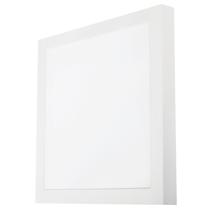 Luminária de Teto Sobrepor Led Quadrada 21x21 18w Slim Compacta Para Decoração de Sala Quarto Cozinha Banheiro