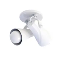 Luminária de Teto Spot de Sobrepor Direcionável Octa Design Moderno Quarto Sala 2 lâmpadas E27 Bivolt