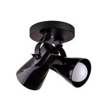 Luminária de Teto Spot de Sobrepor Direcionável Octa Design Moderno Quarto Sala 2 lâmpadas E27 Bivolt Luminária de Teto Spot de Sobrepor Direcionável Octa Design Moderno Quarto Sala 2 lâmpadas E27 Bivolt