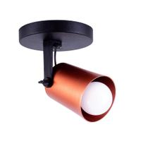 Luminária de Teto Spot Sobrepor Direcionável Fokus 1 Lâmpada E27 Moderno Bivolt