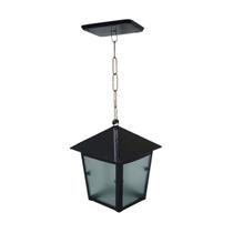 Luminária de Teto Verona em Alumínio Fundido Preta 20x11cm Luminária de Teto Verona em Alumínio Fundido Preta 20x11cm