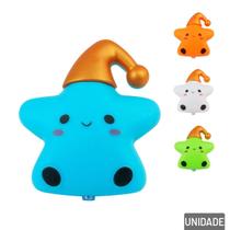 Luminária de Tomada Bivolt Estrela e Touca Color - Tudo em Caixa