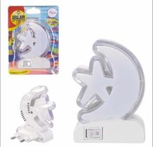 luminaria de tomada Infantil Led Bivolt para quarto - Art House