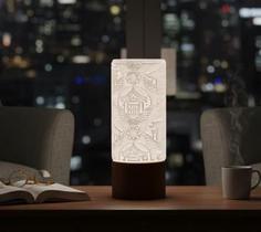 Luminária Decoração Oriental Para Quarto Sala LED Minimalista Design Moderno em Relevo sem aquecimento 127v Luminária Decoração Oriental Para Quarto Sala LED Minimalista Design Moderno em Relevo sem aquecimento 127v