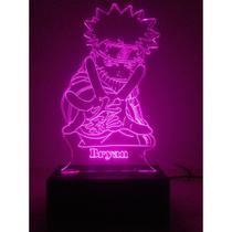 Luminária Decorativa Abajur Led Anime Mangá Personalizada