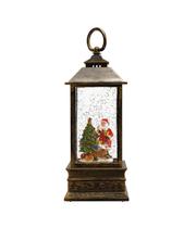 Luminária Decorativa Árvore De Natal Papai Noel 22 Cm - Multiart