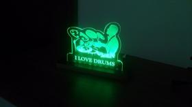 Luminária Decorativa com LED Bateria 01