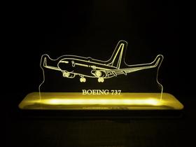 Luminária Decorativa com LED Boeing 737