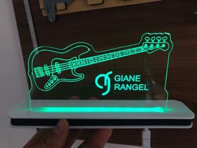 Luminária Decorativa com LED Contrabaixo