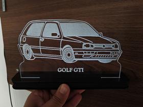 Luminária Decorativa com LED Golf Mk3 2P Roda Brw Aranha
