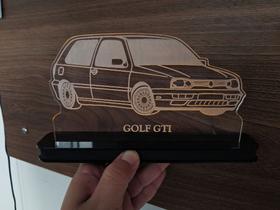 Luminária Decorativa com LED Golf Mk3 2P Roda Brw Aranha