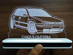 Luminária Decorativa com LED Golf Mk4 4P Roda BBS