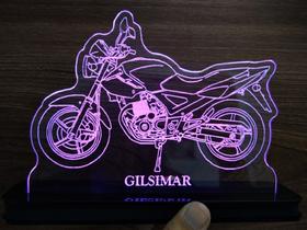 Luminária Decorativa com LED Honda Twister 2006