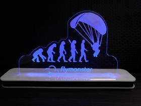Luminária Decorativa com LED Parapente