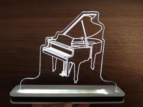 Luminária Decorativa com LED Piano