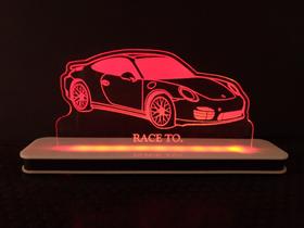 Luminária Decorativa com LED Porsche