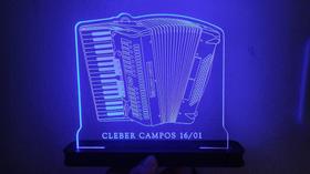 Luminária Decorativa com LED Sanfona