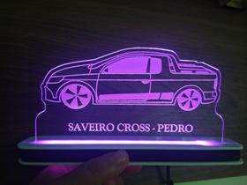 Luminária Decorativa com LED Saveiro Cross