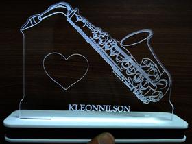 Luminária Decorativa com LED Sax Alto