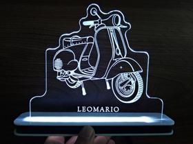 Luminária Decorativa com LED Scooter