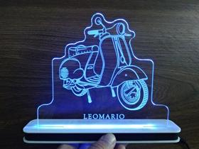 Luminária Decorativa com LED Scooter