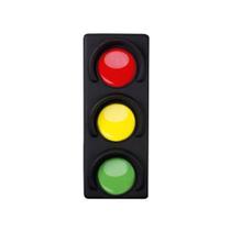 Luminária Decorativa de Mesa Sinaleira - Preto Preto