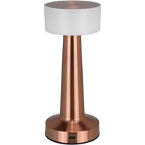 LUMINARIA DECORATIVA ENFEITE DE MESA LED USB HOME&CO METAL 21x9x9cm COBRE