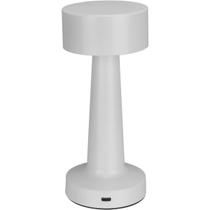 LUMINARIA DECORATIVA ENFEITE DE MESA LED USB HOME&CO METAL 22x9x9cm BRANCO