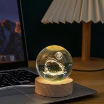 Luminária Decorativa Globo De LED Bola De Cristal Colorido Bivolt 3D 6Cm Com USB Enfeite Universo Estilo:Golfinhos Luminária Decorativa Globo De LED Bola De Cristal Colorido Bivolt 3D 6Cm Com USB Enfeite Universo Estilo:Golfinhos