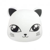 Luminária Decorativa Infantil Gata Branca 28 X 14 X 26cm Decorfun Luminária Decorativa Infantil Gata Branca 28 X 14 X 26cm Decorfun