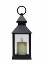 Luminária Decorativa Lanterna Marroquina Vela de Led Cor:Preto Luminária Decorativa Lanterna Marroquina Vela de Led Cor:Preto
