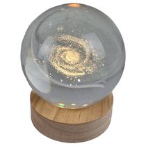 Luminária Decorativa Led Mesa Estante Gálaxia Globo Vidro Luminária Decorativa Led Mesa Estante Gálaxia Globo Vidro