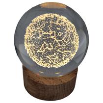 Luminária Decorativa Led Mesa Zodíaco Geométrica 60mm