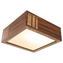 Luminária Decorativa Madeira Plafon Madeiro Nog 30cm Luminária Decorativa Madeira Plafon Madeiro Nog 30cm