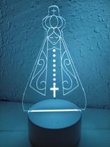 Luminária decorativa Nossa senhora Aparecida com nome personalizado Luminária decorativa Nossa senhora Aparecida com nome personalizado